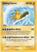 Surfing Pikachu