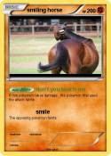 smiling horse