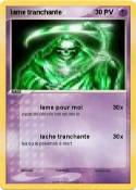 lame tranchante