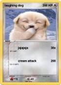 laughing dog