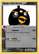 ANGRY BIRD BLAC