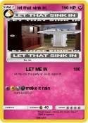 let that sink