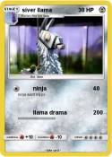 siver llama