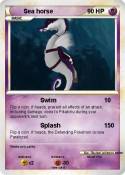 Sea horse