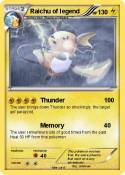 Raichu of legen