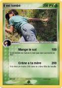 Il est tombé
