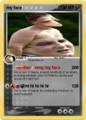 my face