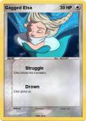 Gagged Elsa