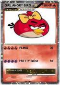 GIRL ANGRY BIRD