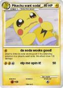 Pikachu want