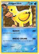 4 legged duck