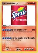 Sprite cranberr