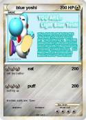 blue yoshi