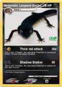 Melanistic Leop