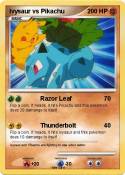 Ivysaur vs Pika