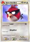 Space Red Bird
