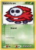 Scared shy guy