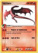 red flame