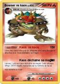 Bowser vs kaos