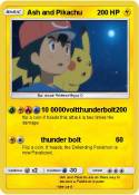 Ash and Pikachu