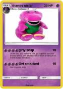 thanos sister