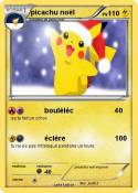 picachu noël