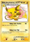 Baby Boy Raichu