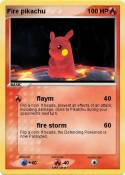 Fire pikachu