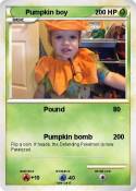 Pumpkin boy