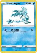Snow dragon