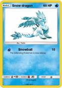 Snow dragon