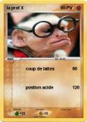 la prof X