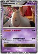 Fluffy unicorn