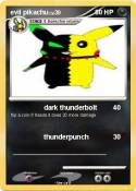 evil pikachu