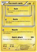 too much cards