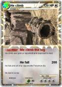 He climb