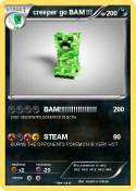 creeper go BAM