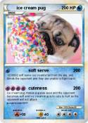 ice cream pug