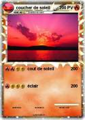 coucher de sole