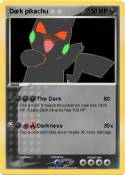 Dark pikachu