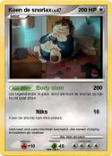 Koen de snorlax