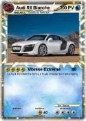 Audi R8 Blanche