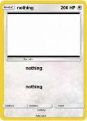nothing