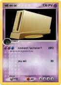 wii en or