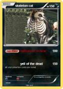 skeleton cat