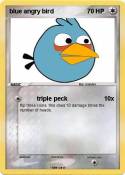 blue angry bird