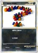 Who nows