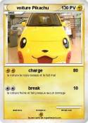 voiture Pikachu