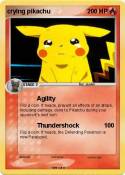 crying pikachu