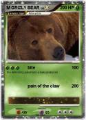 M GRIZLY BEAR